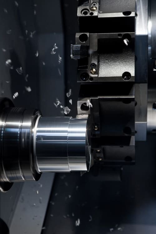 CNC turning of cylindrical parts