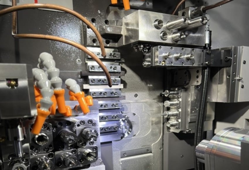 Swiss multi-axis CNC machining centers