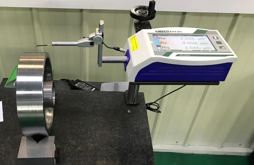Measure the surface roughness of parts by Stylus Profilometry
