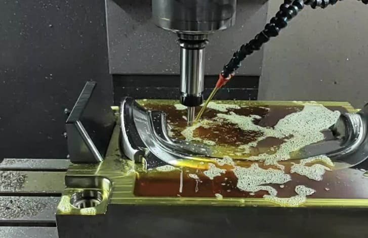 Surface finishing of metal molds