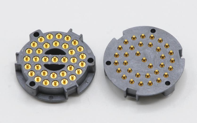 The assembled pogo pin
