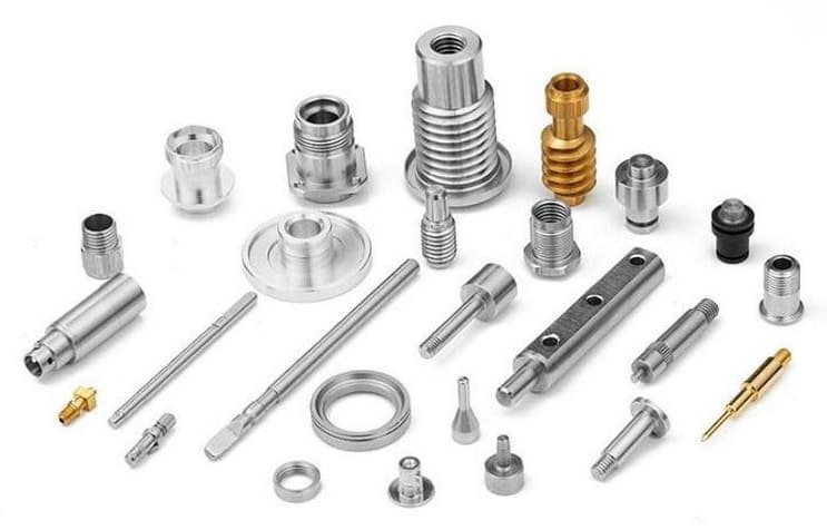 Precision parts processed by Swiss-type lathes
