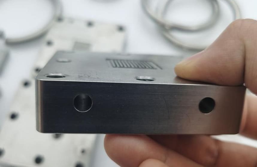 Titanium alloy parts processed by CNC milling