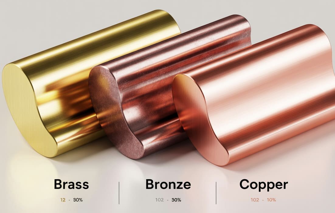 Brass vs Bronze vs Copper Properties, Uses & Machinability